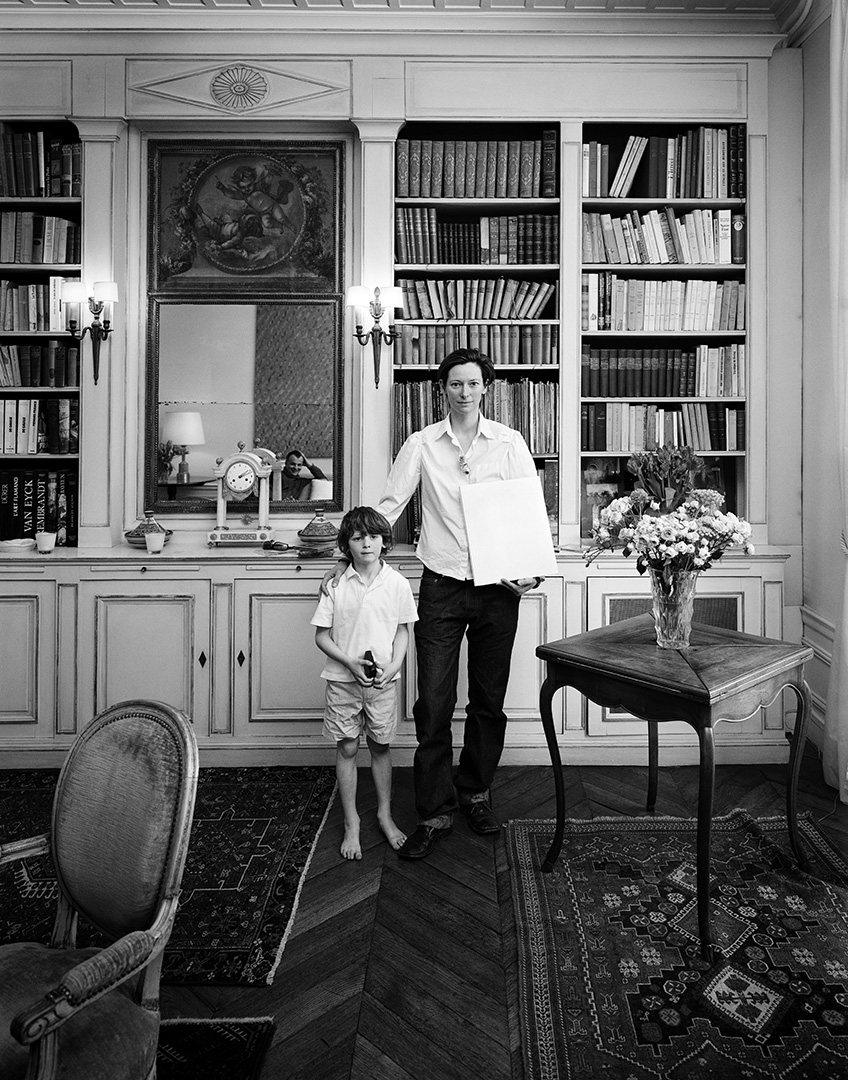 Tilda Swinton & Son Xavier Byrne